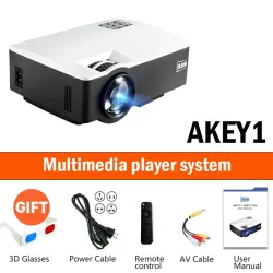 LED 1800L - suporte full HD - mini projetor