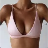Baño y ropasujetador de bikini sexy con empuje