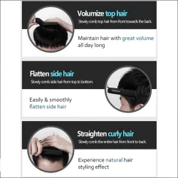 Alles in één - kam & stijltang & haarkrultang voor mannenHaar