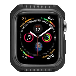 Custodia in silicone e armatura dura per Apple Watch 1-2-3-4-5