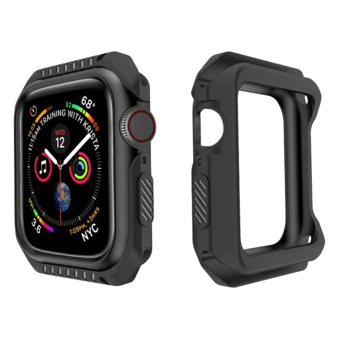 Custodia in silicone e armatura dura per Apple Watch 1-2-3-4-5