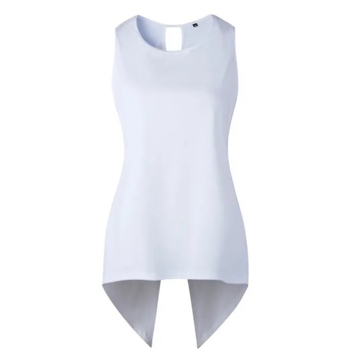 Blouse croisée irrégulière - haut élégant