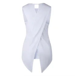 Blouse croisée irrégulière - haut élégant