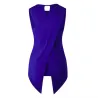 Blouse croisée irrégulière - haut élégant