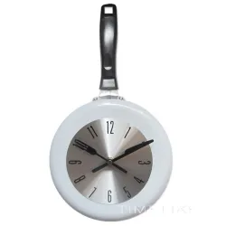 RelojesReloj de pared de metal en forma de sartén - 8-10-12 pulgadas