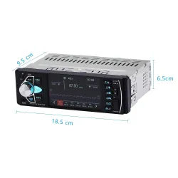 Rádio carro Bluetooth - din 1 - 4 polegadas display - MP3/MP5 - câmera traseira - direção remota