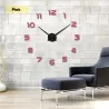 3D wall clock - acrylic mirror stickerClocks