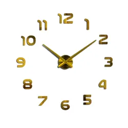 RelojesReloj de pared 3D - pegatina de espejo acrílico