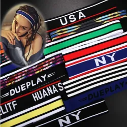 Mode Stirnband mit Print - unisex