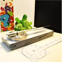 RelojesReloj de pared 3D - pegatina de espejo acrílico