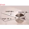 3D-seinäkello - akryylipeili tarra