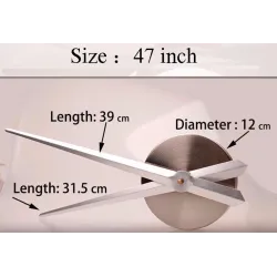 RelojesReloj de pared 3D - pegatina de espejo acrílico