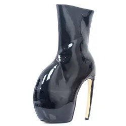 Tacones altosSexy - diseño único - botas de plataforma curvada con 18cm de talón fino tamaño 36-46