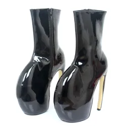 Tacones altosSexy - diseño único - botas de plataforma curvada con 18cm de talón fino tamaño 36-46