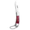Mini vikbar fickkniv med keychain