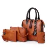 Lyx läderpåse set incl purse 4 pcs