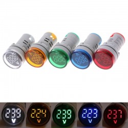 60-500V AC 22mm LED digital display - mätspänningsmätare indikator