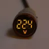 Affichage numérique LED 60-500V AC 22mm - indicateur de tension de mesure
