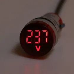 22mm LED Digitale Display Gauge Volt Voltage Meter Indicator Signaal Lamp Voltmeter Lichten Tester CGereedschap
