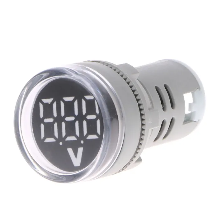 60-500V AC 22mm LED digital display - mätspänningsmätare indikator