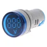 60-500V AC 22mm LED digital display - gauge voltage meter indicator