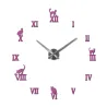 RelojesReloj de cuarzo de pared decorativo 3D con números romanos