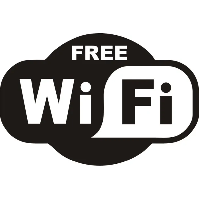 Wi-Fi gratuito - autocolante