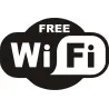 Wi-Fi gratuito - autocolante