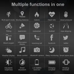 RelojesQ8 IP67 control de frecuencia cardíaca a prueba de agua de bluetooth & pedometer - smartwatch