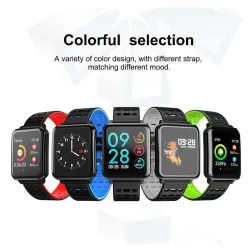 RelojesQ8 IP67 control de frecuencia cardíaca a prueba de agua de bluetooth & pedometer - smartwatch
