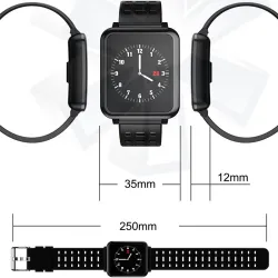 RelojesQ8 IP67 control de frecuencia cardíaca a prueba de agua de bluetooth & pedometer - smartwatch