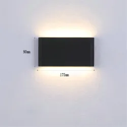 ApliquesModerno 6W - 12W LED interior - exterior lámpara de pared impermeable IP65