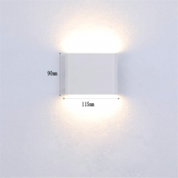 Modern 6W - 12W LED indoor - outdoor wall lamp waterproof IP65
