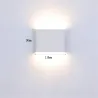 ApliquesModerno 6W - 12W LED interior - exterior lámpara de pared impermeable IP65