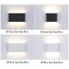 ApliquesModerno 6W - 12W LED interior - exterior lámpara de pared impermeable IP65