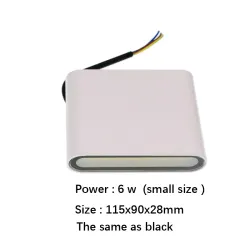 ApliquesModerno 6W - 12W LED interior - exterior lámpara de pared impermeable IP65