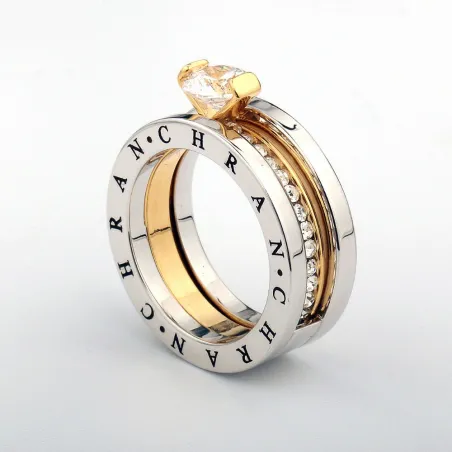 AnillosAnillo elegante con cristal austriaco