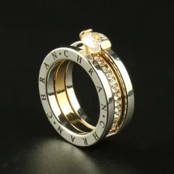 Eleganter Ring mit österreichischem Kristall