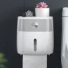 Distributeur de papier toilette mural moderne - étanche