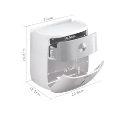 Moderni design seinä vuori WC-paperin annos - vesitiivis
