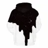 3D Weihnachten Halloween Totenkopf - Kapuze - unisex