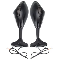 Moottoripyörän rearview peilit - Led turn signals valot Kawasaki 2 pcs