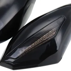 Moottoripyörän rearview peilit - Led turn signals valot Kawasaki 2 pcs