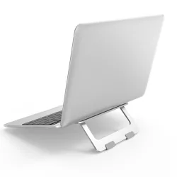 Pieghevole - supporto in alluminio regolabile per laptop e tablet