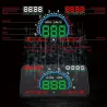 GEYIREN E350 OBD2 II HUD 5,8 tums skärm - överhastighetslarm och bränsleförbrukning - bildisplay