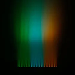 80W RGBW 4 em 1 barra de LED - lâmpada de palco a laser - luz de disco