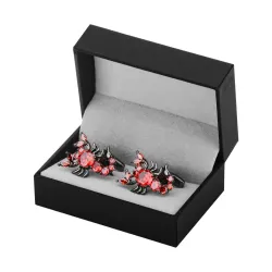 Punainen zircons skorpioni - cufflinks