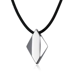 Tungsteno carburo rombo - collana