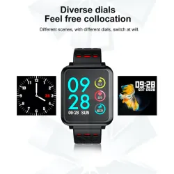Q8 IP67 vattentät Bluetooth-pulsmätare & pedometer - Smartwatch