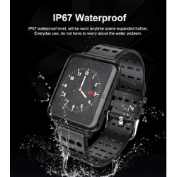RelojesQ8 IP67 control de frecuencia cardíaca a prueba de agua de bluetooth & pedometer - smartwatch